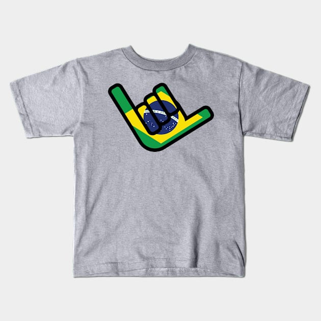 Hang Loose - Brazilian Jiu-Jitsu Kids T-Shirt by Kyle O'Briant